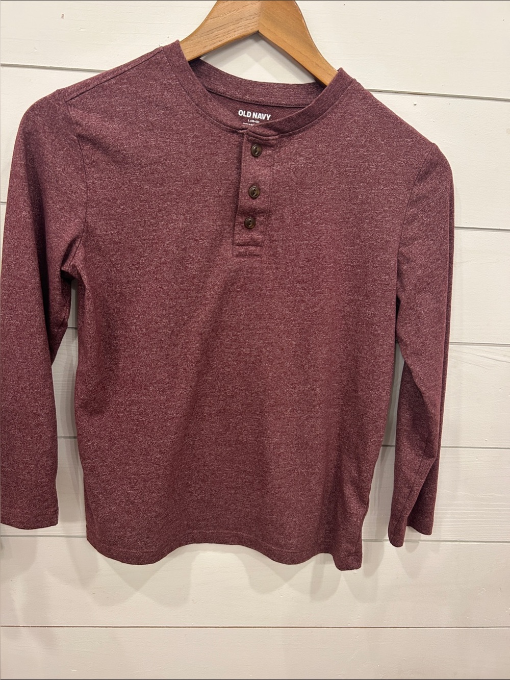 Assorted Boys L-10/12 Long-Sleeve Tops - Green, Maroon, Cream, White, Plaid - Picture 11 of 16